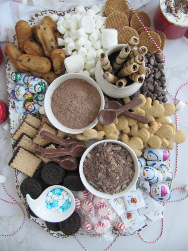 hot chocolate charcuterie board
