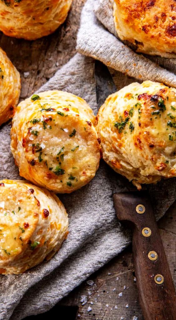 Honey Butter Cheddar Biscuits