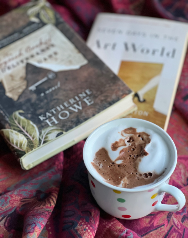 Friday Favorites books and hot chocolate