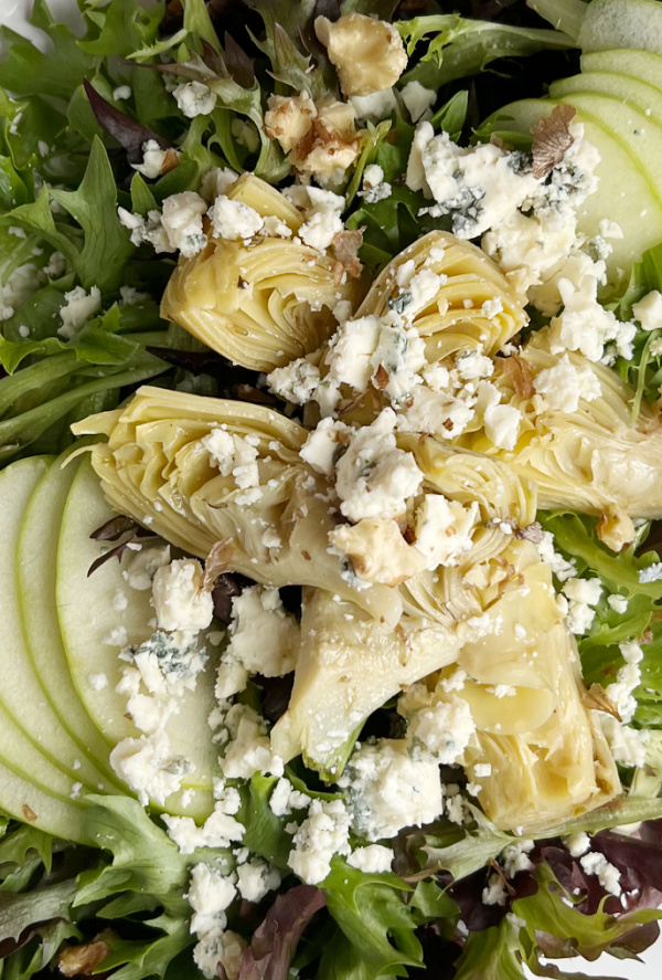 artichoke blue cheese salad