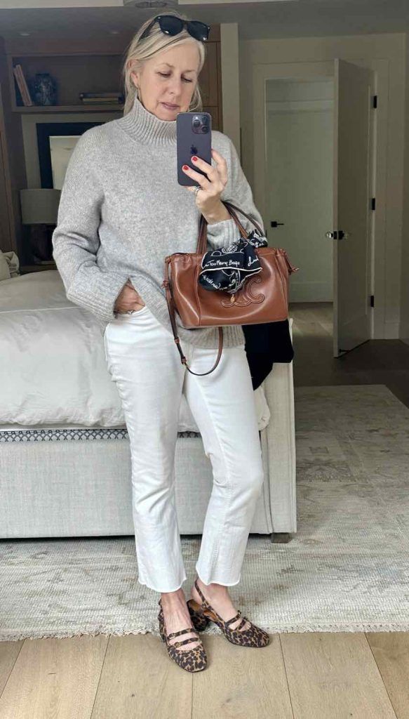 styling white jeans. 