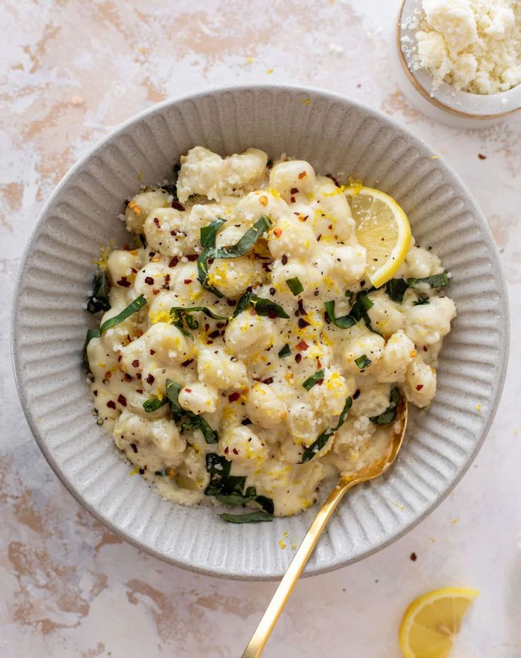 ONE POT CREAMY LEMON GNOCCHI