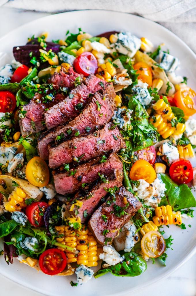 Balsamic steak salad.