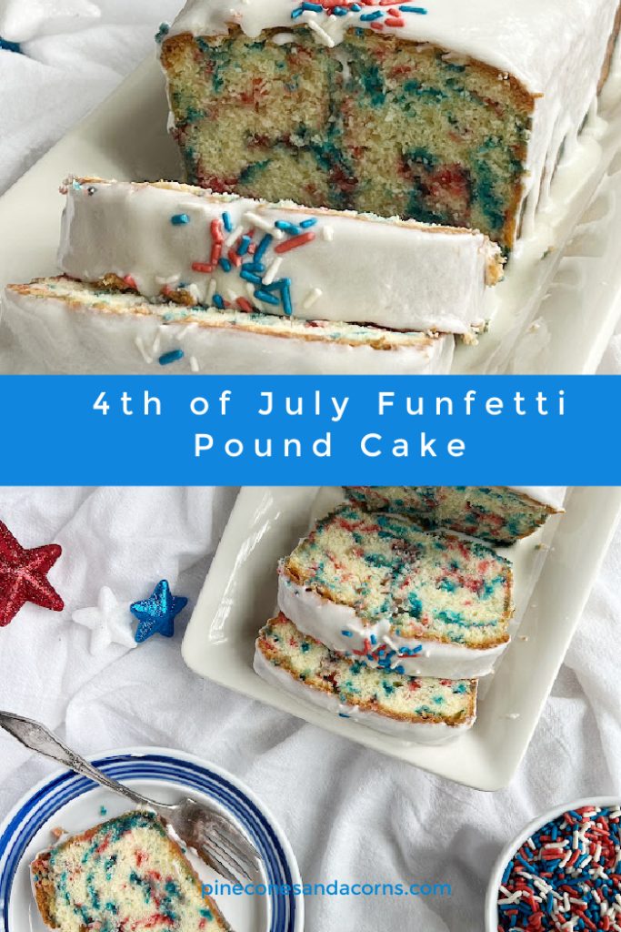 Funfetti pound cake pin.