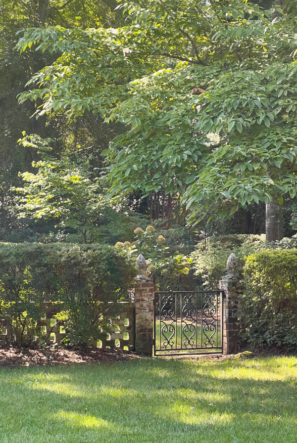 garden gate.