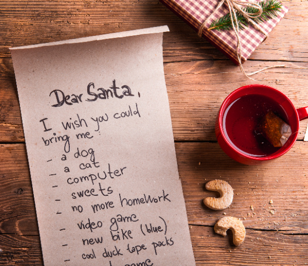 Christmas wish list