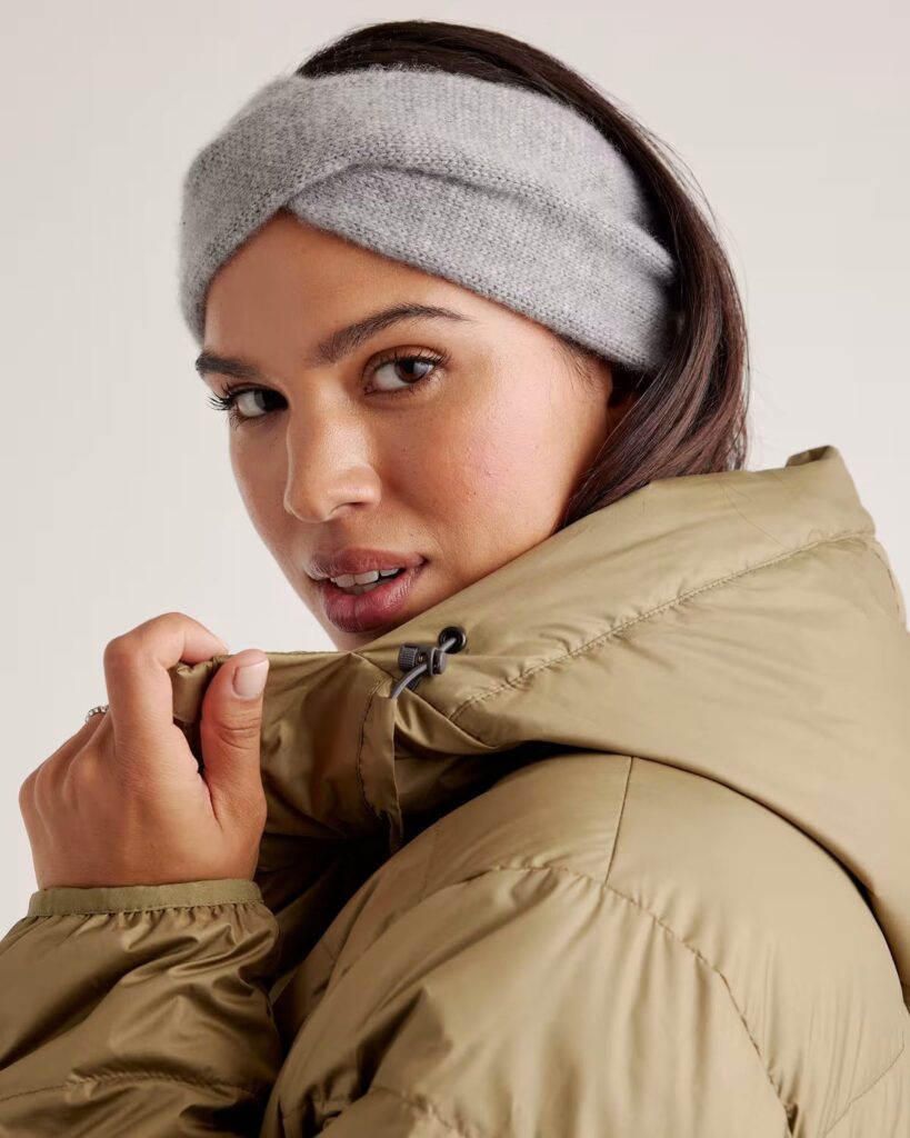 Cashmere headband.
