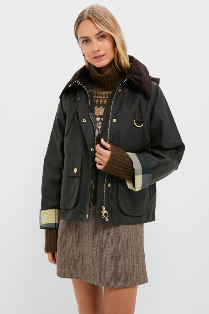 Barbour jacket. 