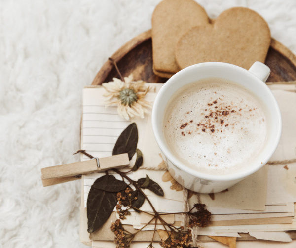 cup of cappuccino.